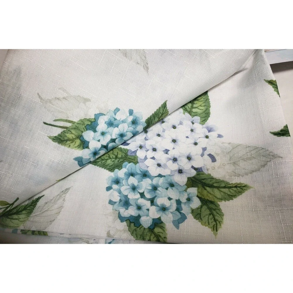 Textured Printed Fabric Tablecloth 52